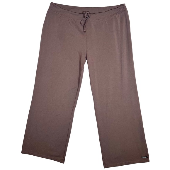 Athleta Pants - Athleta Wide Leg Pants Women’s 2X Plus Size Drawstring Taupe